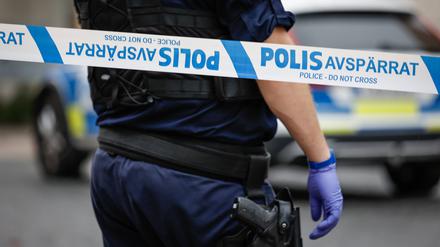 Polizeiermittlungen in Stockholm in Schweden (Symbolbild).