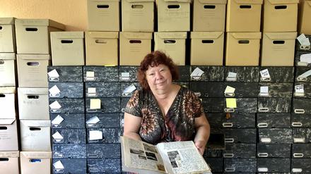 Sabine Musial leitet das Tagebuch- und Erinnerungsarchiv in Berlin-Altglienicke