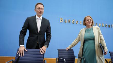 Nach langen Verhandlungen: Christian Lindner und Lisa Paus sind sich einig