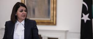 Lybienbs Außenministerin Nadschla al-Mangusch. 