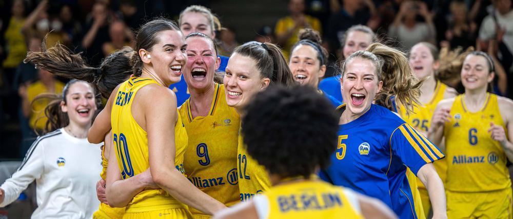 Bereits in der erfolgreichen Vorsaison überzeugte bei den Basketballerinnen von Alba Berlin die Teamchemie. 