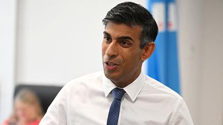 Der britische Premierminister Rishi Sunak ist umstritten.