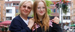 Vor rund eineinhalb Jahren kamen Iryna Ihnatkina und ihre Tochter Maria Zheltobriukh Tochter nach Deutschland. Sie wohnen bei einer Gastfamilie in Kleinmachnow.