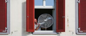 Im Sommer 2023 gab es erneut viele Tage, an denen ein aufgestellter Ventilator eine gute Idee war. 