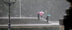 Berlin bekam in diesem Sommer viele heftige Regengüsse ab.