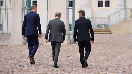 Die Chefs der drei Ampelparteien kehren zurück an die Arbeit. 