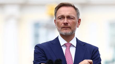 Der Bundesfinanzminister Christian Lindner (FDP).