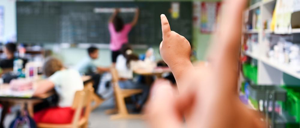 Schüler:innen einer Grundschule in Neukölln. (Symbolbild)