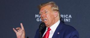 Der frühere US-Präsident Donald Trump.
