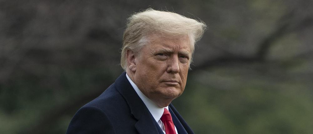 Der damalige US-Präsident Donald Trump (Archivbild)