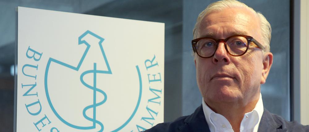 Der Präsident der Bundesärztekammer, Klaus Reinhardt.