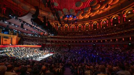 Das Rundfunk-Sinfonieorchester Berlin in der Royal Albert Hall.