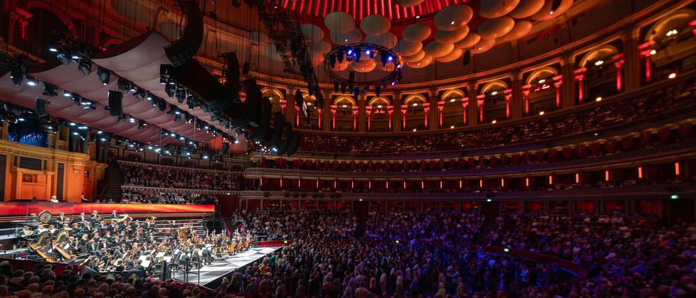 Das Rundfunk-Sinfonieorchester Berlin in der Royal Albert Hall.