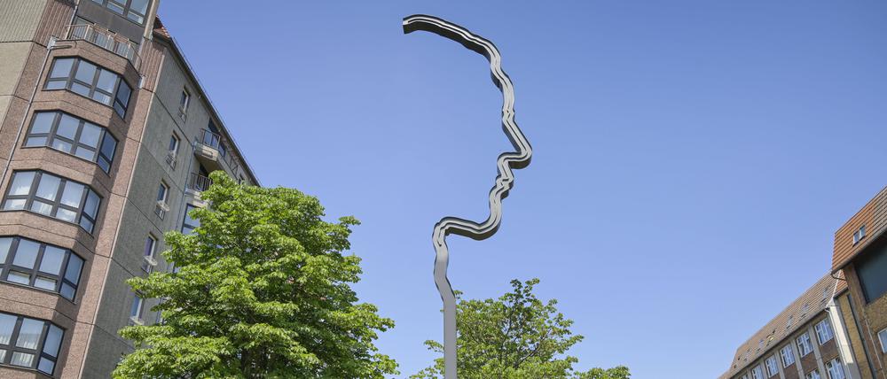 Johann-Georg-Elser-Denkmal in der Wilhelmstraße in Mitte.
