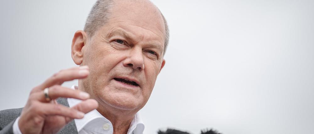 Olaf Scholz warnt vor Schuldenbergen