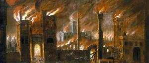 Nach dem Großen Brand dauerte es fast 50 Jahre, London wiederaufzubauen.  