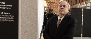 In der New Yorker Zentrale der UN. Yad-Vashem-Leiter Dani Dayan eröffnet eine Ausstellung mit dem Buch der Namen von Holocaust-Opfern.