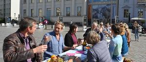Picknick auf dem Alten Markt: So soll am Sonntag beim Kulturfest gefeiert werden.
