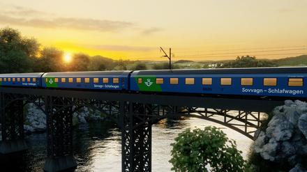 Seit Mai verbindet ein Nachtzug der schwedischen Staatsbahn SJ ganzjährig Berlin und Stockholm. Dabei hält der Zug auch in Malmö, Kopenhagen und Hamburg.