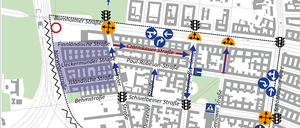 So soll der Kiezblock am Arnimplatz aussehen.