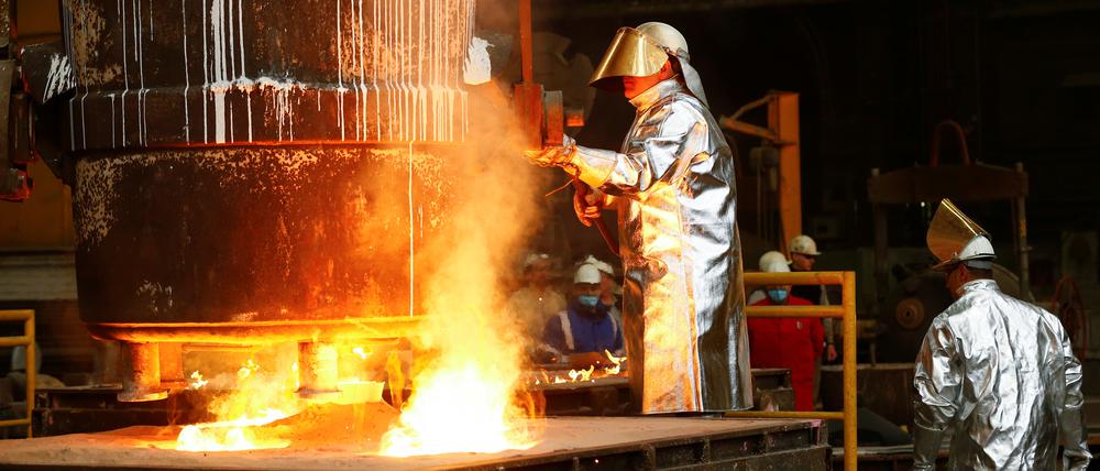 Vor allem die schlechte Auftragslage in der Industrie lässt die deutsche Wirtschaft kriseln.