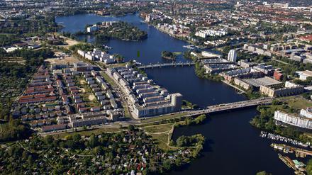 Wasserstadt Spandau Luftbild