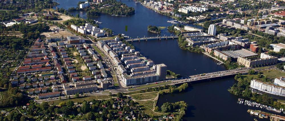 Wasserstadt Spandau Luftbild