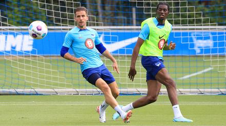 Endlich am Ball. Kélian Nsona (r.) musste sich lange gedulden.