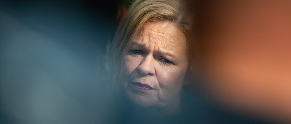 Düstere Aussichten für Nancy Faeser.