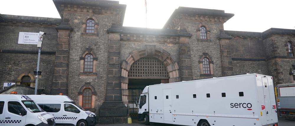 Die Haftanstalt Wandsworth, aus der ein britischer Soldat, der auf seinen Prozess wegen Terrorverdachts wartet, ausgebrochen ist. 