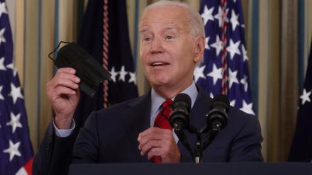 US-Präsident Joe Biden möchte die Maske nicht tragen.