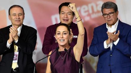 Die linke Kandidatin Claudia Sheinbaum.