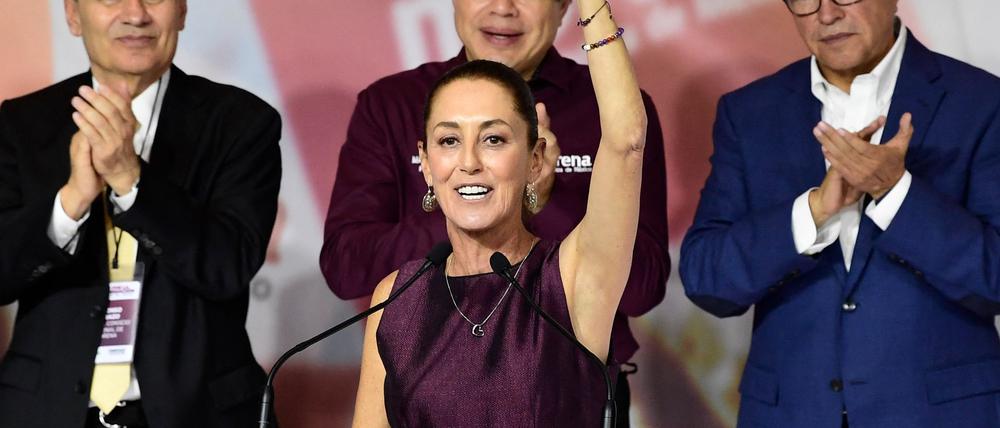Die linke Kandidatin Claudia Sheinbaum.