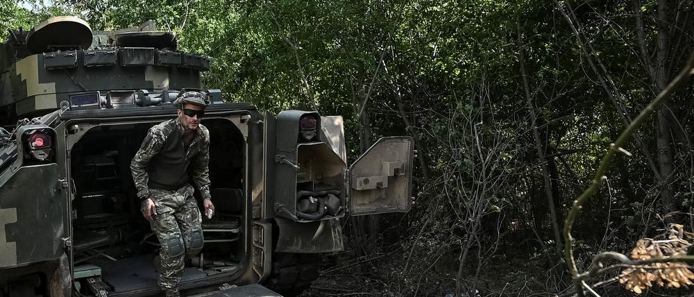 Wichtiger Erfolg in einem zähen Krieg: Die ukrainische Armee konnte in den vergangenen Tagen die russische Frontlinie im Süden durchbrechen.
