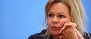 Nancy Faeser (SPD), Bundesinnenministerin und Spitzenkandidatin für die Landtagswahl in Hessen