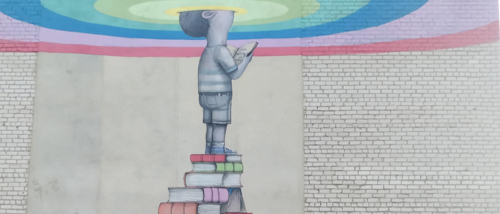 Mural in Popasna im Donbass.