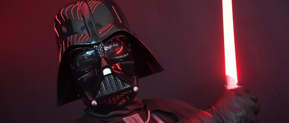 Darth Vader, der ehemalige Anakin Skywalker, auf einer Cosplay-Veranstaltung in Moskau.