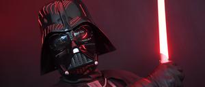 Darth Vader, der ehemalige Anakin Skywalker, auf einer Cosplay-Veranstaltung in Moskau.