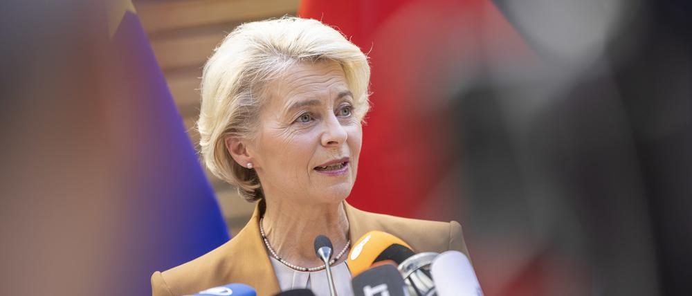 Die Präsidentin der Europäischen Kommission, Ursula von der Leyen.