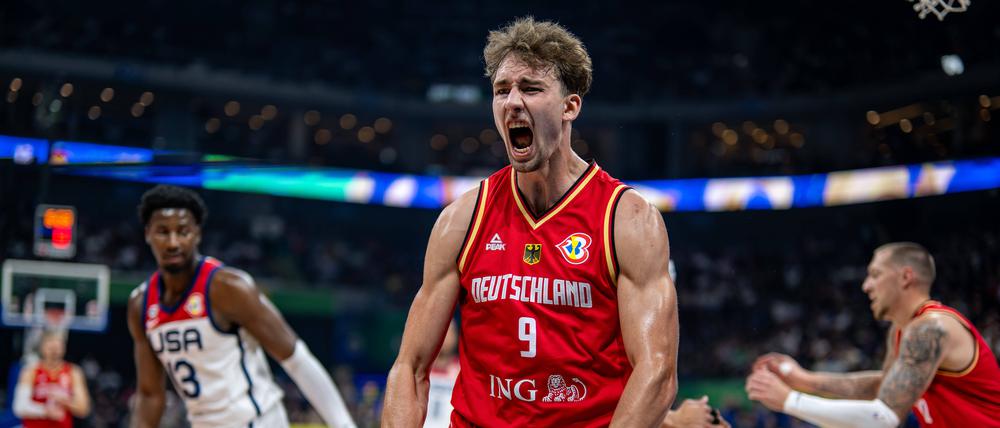 Mit einer sensationellen Leistung führte Franz Wagner Deutschland ins WM-Finale.