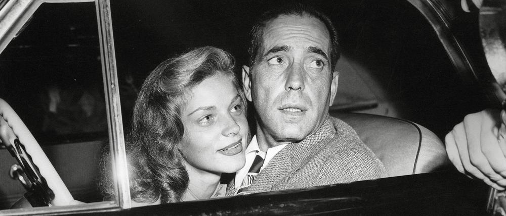 Lauren Bacall and Humphrey Bogart, etwa 1944.
