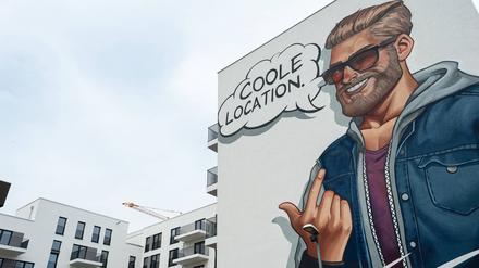 Neue Wohnbauten der Adler Real Estate entlang der Heidestraße in der Europacity in Berlin-Moabit. 