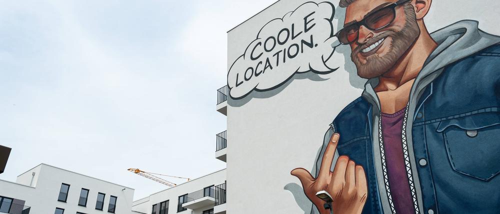 Neue Wohnbauten der Adler Real Estate entlang der Heidestraße in der Europacity in Berlin-Moabit.