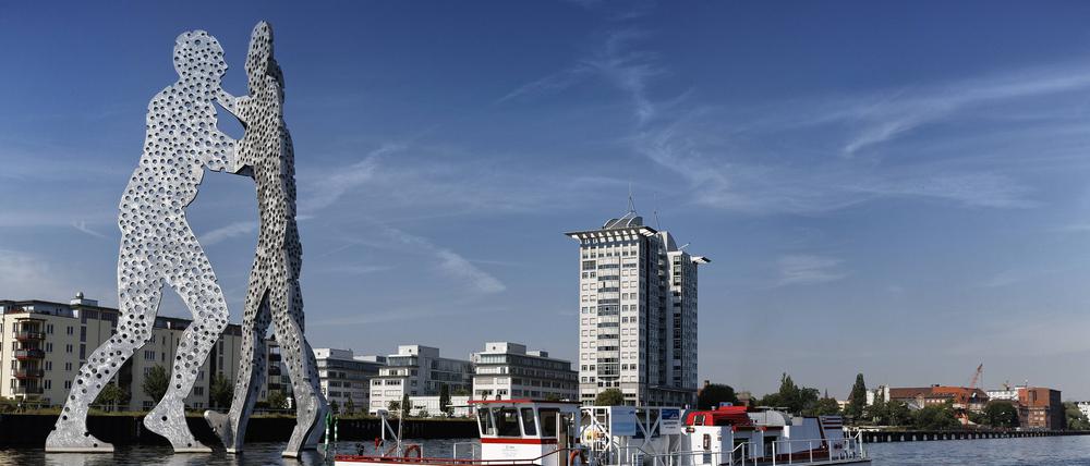 Der „Molecule Man“ in der Spree.