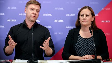 Die Linken-Spitze: Martin Schirdewan und Janine Wissler.