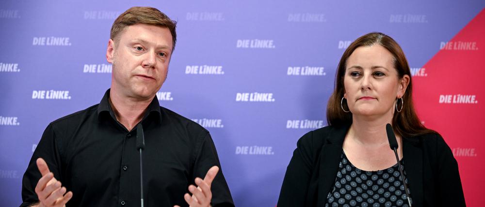 Die Linken-Spitze: Martin Schirdewan und Janine Wissler.