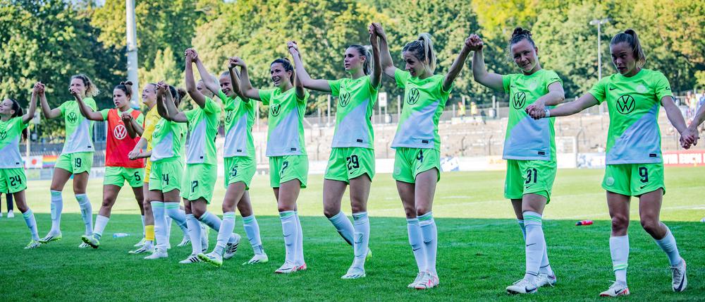 Wolfsburg feiert den ersten Saisonsieg gegen Potsdam. So kann es weitergehen für den VfL. 
