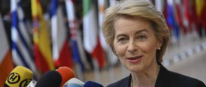 Soll für die ganz EU sprechen, trotz 27 verschiedener nationaler Interessen: Kommissionspräsidentin Ursula von der Leyen. 