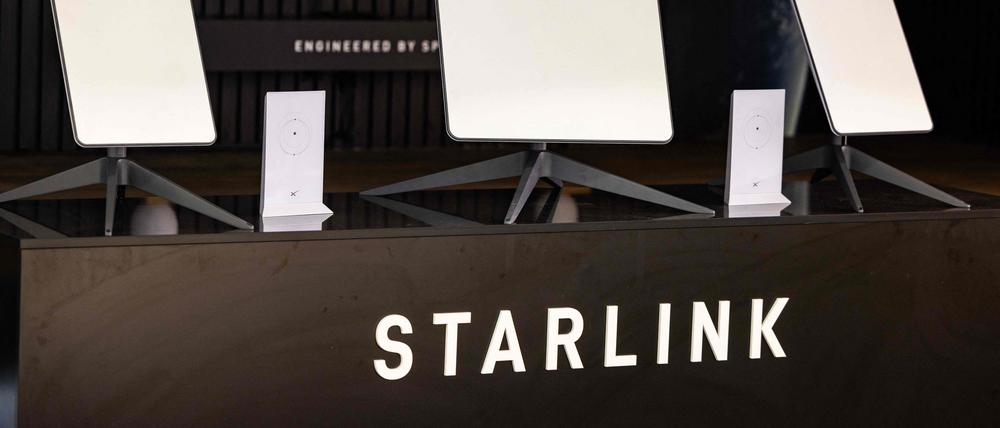 Das Satellitennetzwerk Starlink wird von Elon Musks Raumfahrtunternehmen SpaceX betrieben.