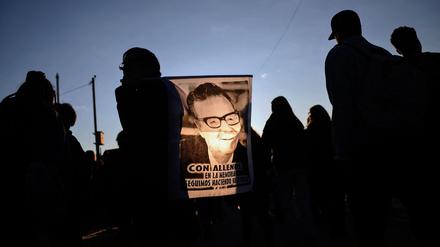 Viele gedachten am Montag der Opfer der Militärdiktatur - und des damaligen Präsidenten Salvador Allende.